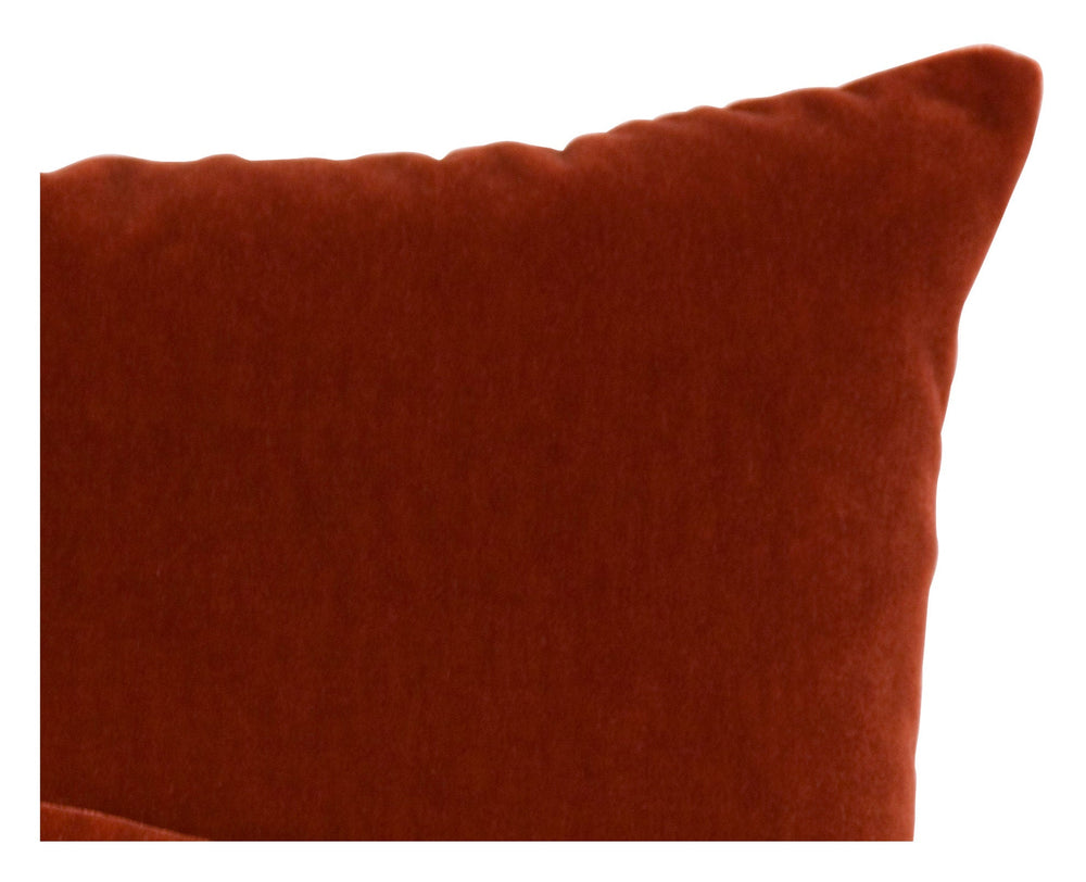 Persimmon Mohair Pillows