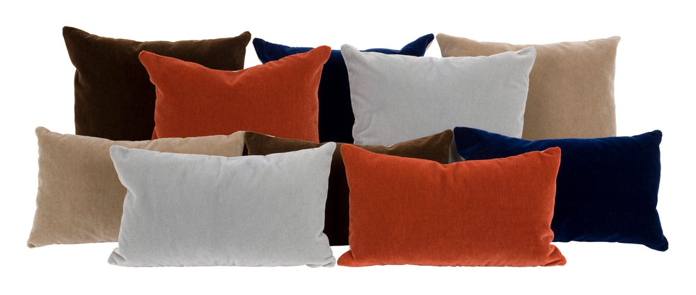 Persimmon Mohair Pillows