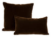 Chocolate Mohair Pillows