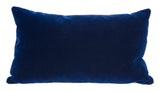 Navy Mohair Pillows