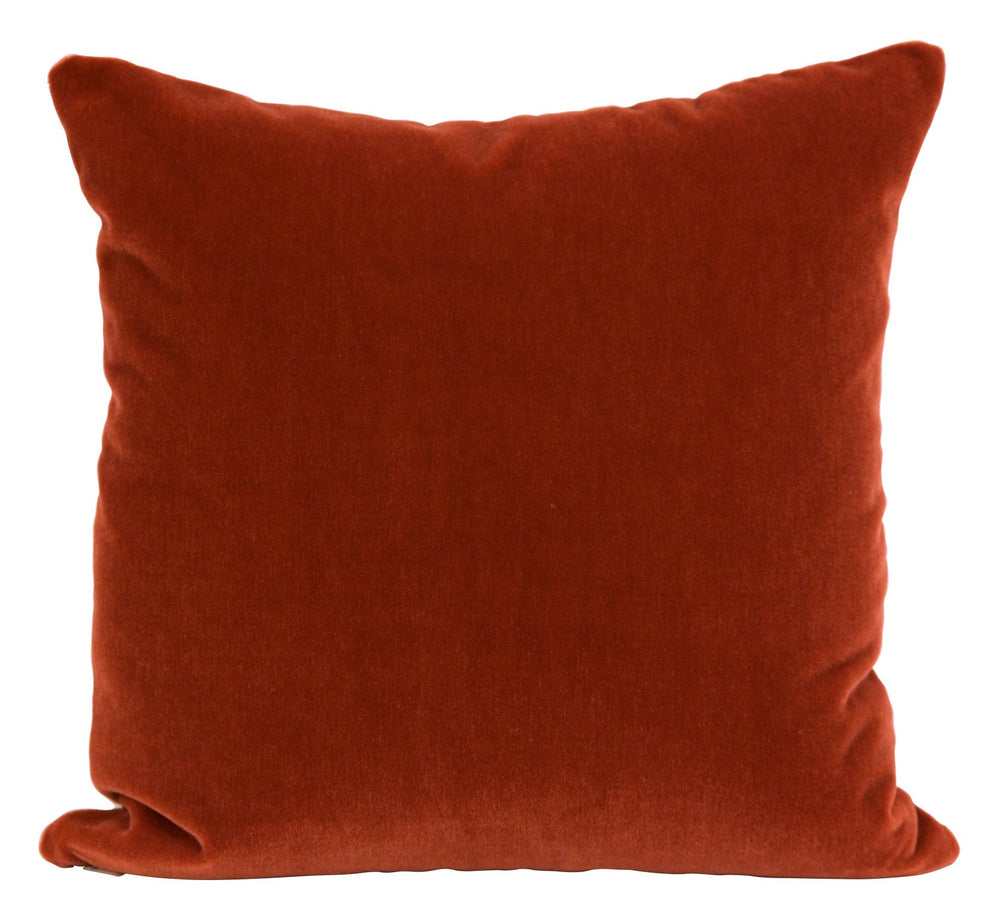 Persimmon Mohair Pillows