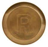 Brass Alphabet Coasters