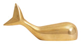 Brass Whale Paperweight