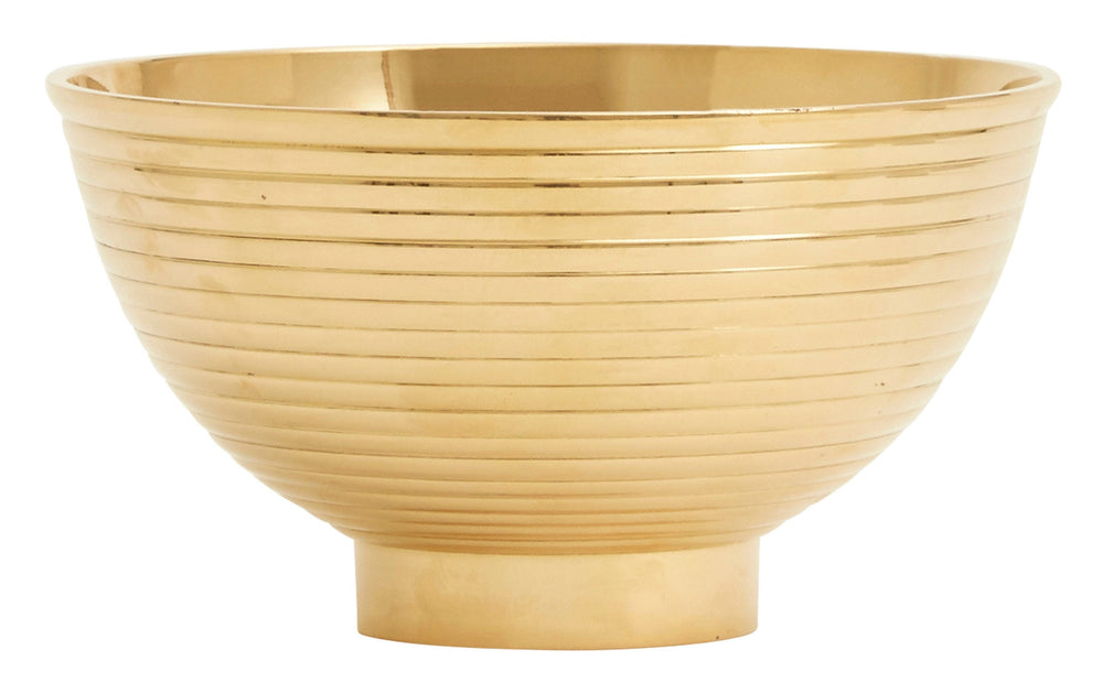 Brass Ridged Bowls