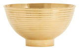 Brass Ridged Bowls