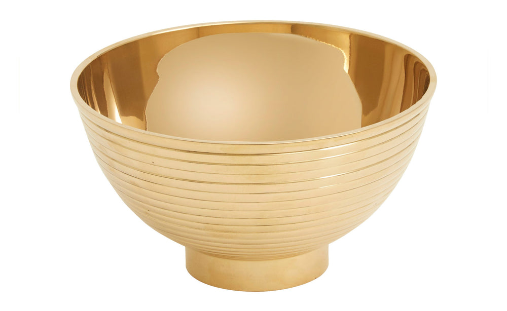 Brass Ridged Bowls