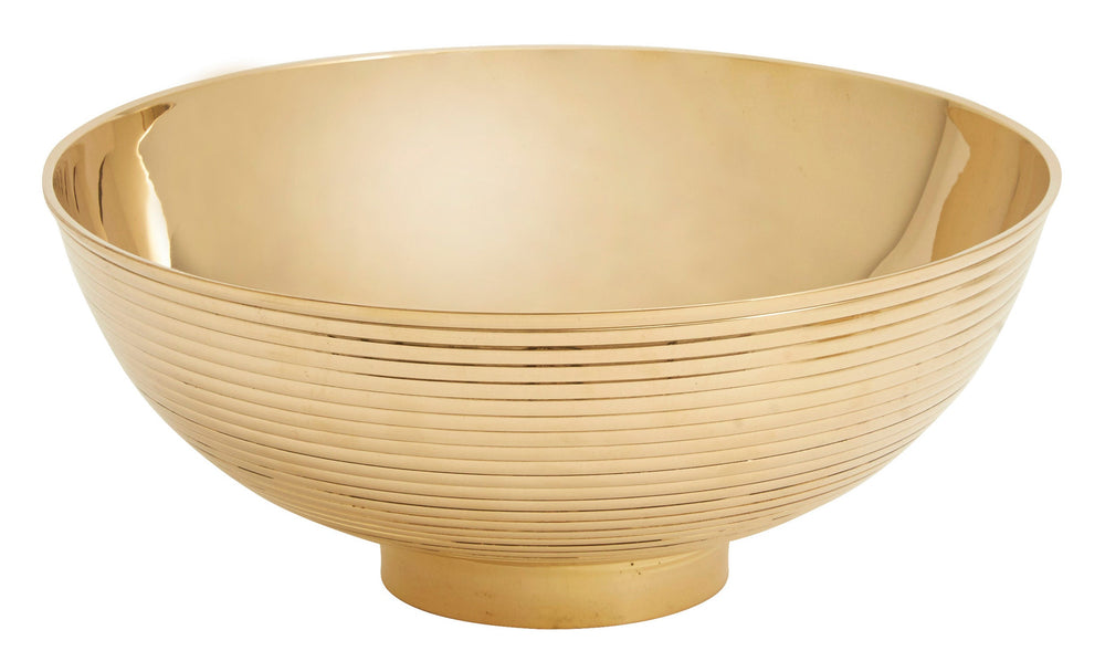 Brass Ridged Bowls