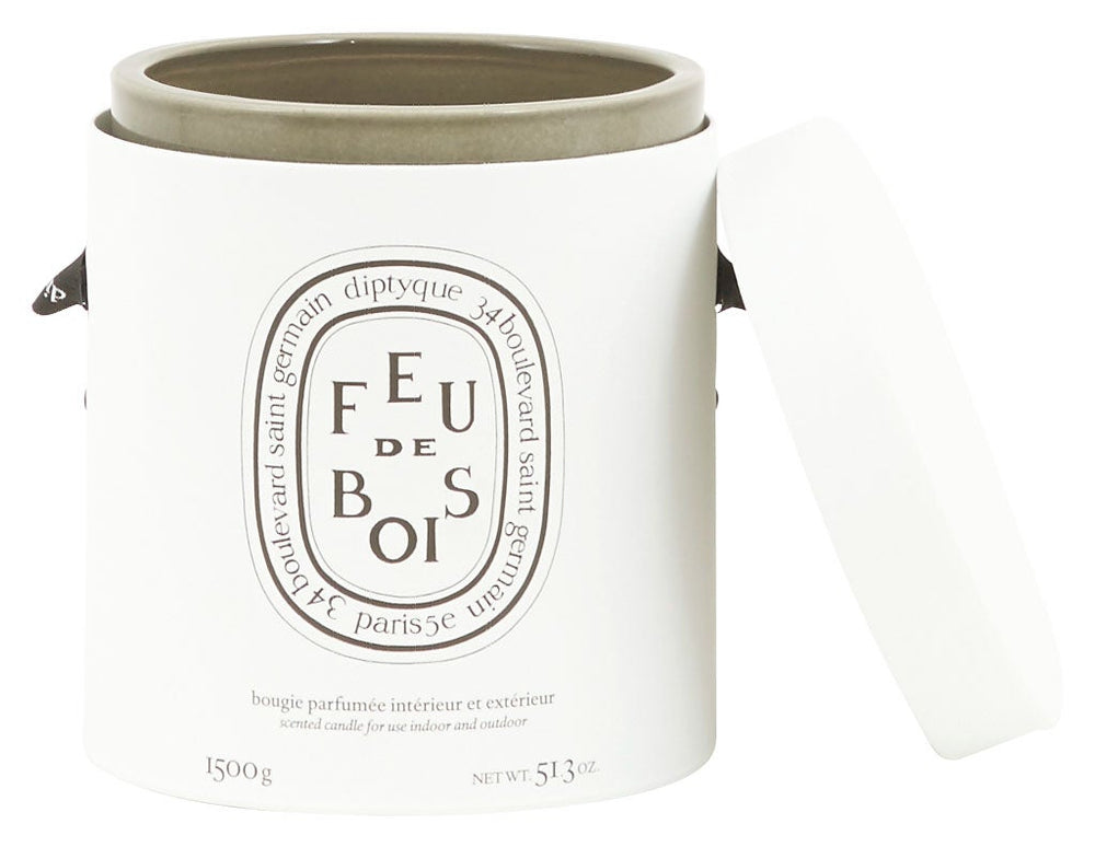 Diptyque Feu De Bois Ceramic Candle