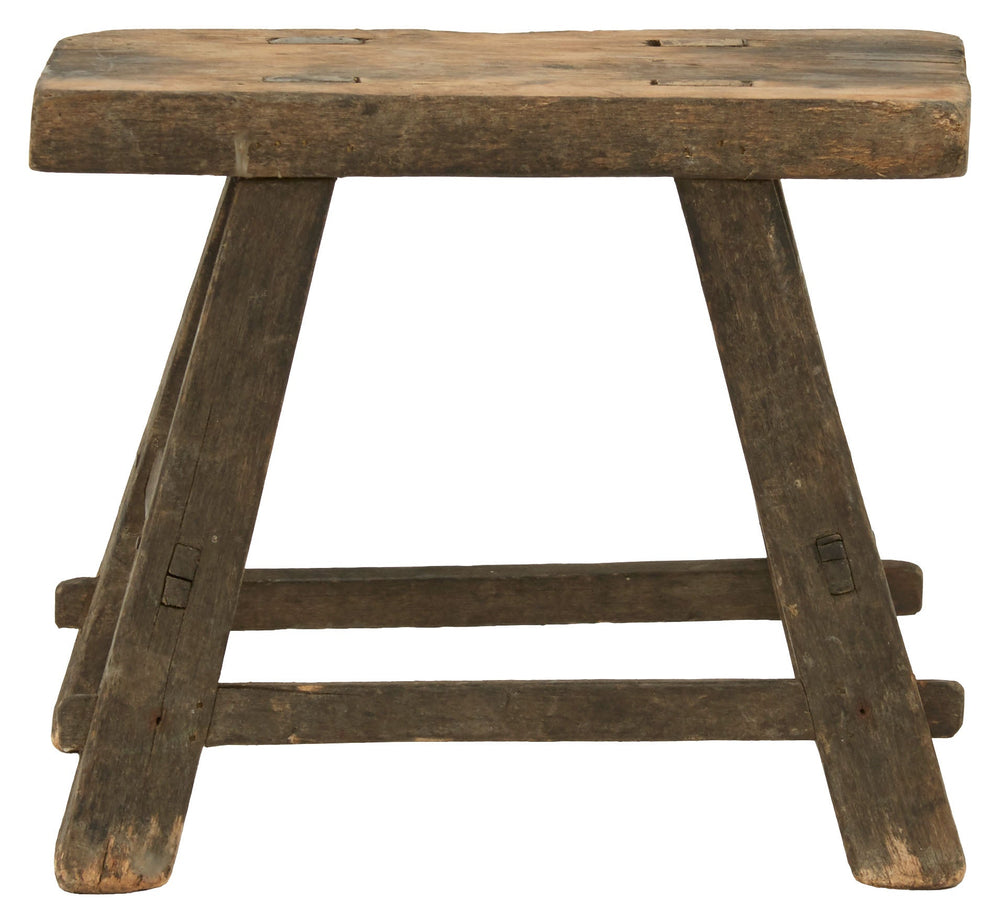 Vintage Chinese Wood Stool