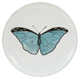 Astier de Villatte Blue Butterfly Plate