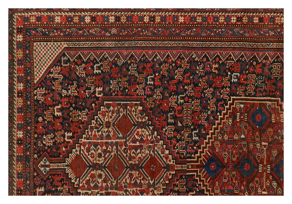 Vintage Shiraz Rug - 7'4" x 5'4"